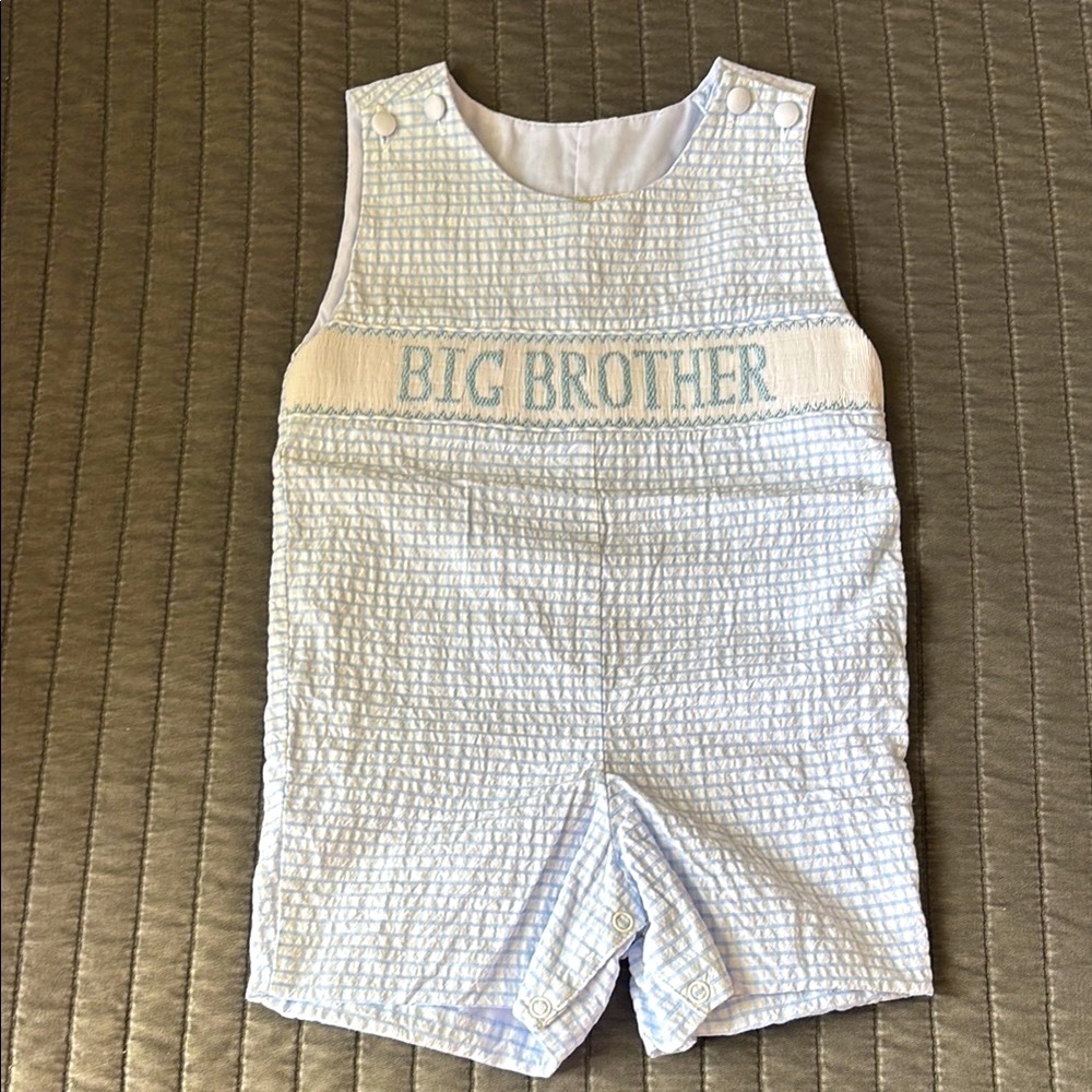 Charming White and Blue Kids Bodysuit
